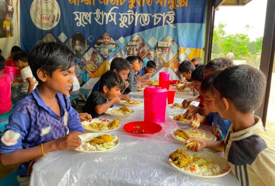Basmah Food for hungry Rohingya refugees