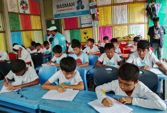 Basmah Rohingya refugee learning center